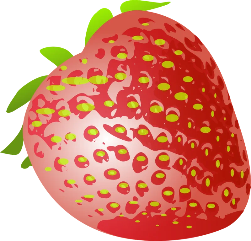 Strawberry Red Food Stickdatei – Essen & Trinken