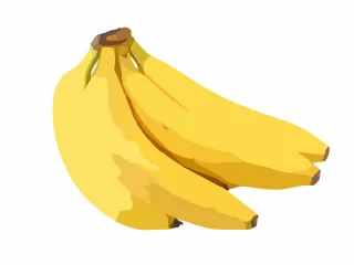 Bananas Fruit Yellow Stickdatei