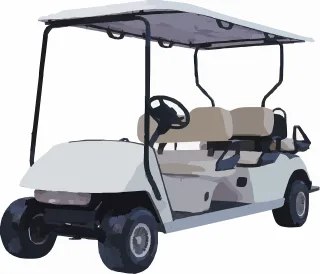 Golf cart Caddy Electric car Stickdatei