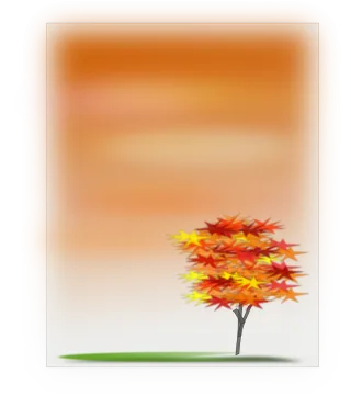 Fall Tree Autumn Stickdatei