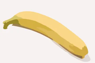 Banana Fruit Sweet Stickdatei – Essen & Trinken