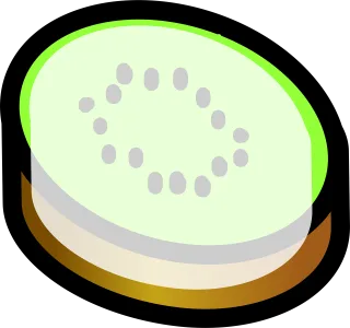 Kiwi Slice Fruit Stickdatei – Essen & Trinken