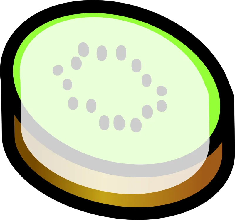 Kiwi Slice Fruit Stickdatei – Essen & Trinken