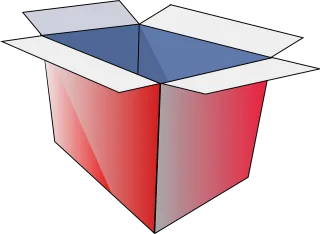 Box Open Cardboard Stickdatei