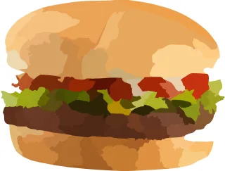 Hamburger Food Burger Stickdatei