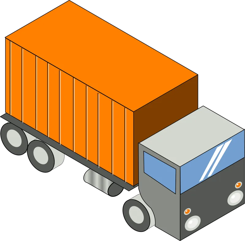 Truck Lorry Transportation Stickdatei – Fahrzeuge