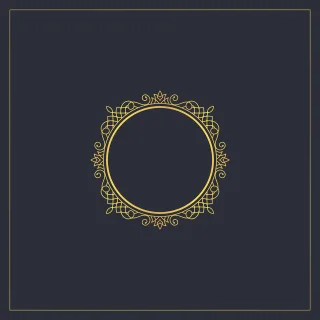 Monogram Logo Vintage Stickdatei – Weihnachten
