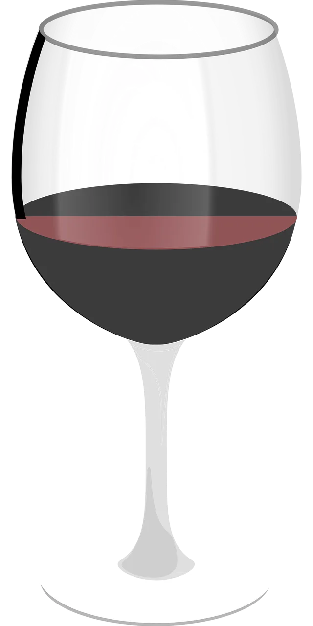 Glass Wine Drink Stickdatei – Essen & Trinken