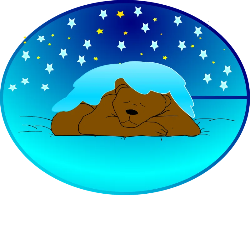 Winter sleep Hibernation Nature Stickdatei – Weihnachten