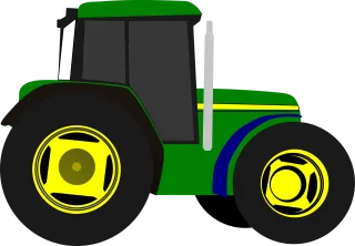 Tractor Farm Equipment Stickdatei