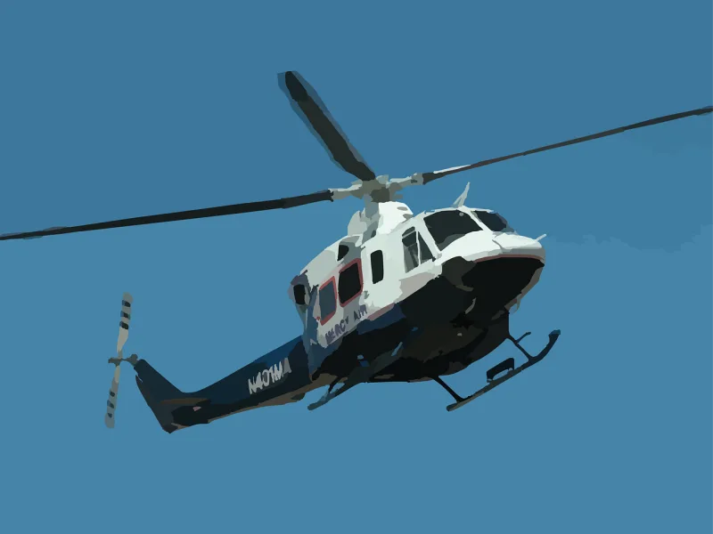 Helicopter Flight Flying Stickdatei – Fahrzeuge