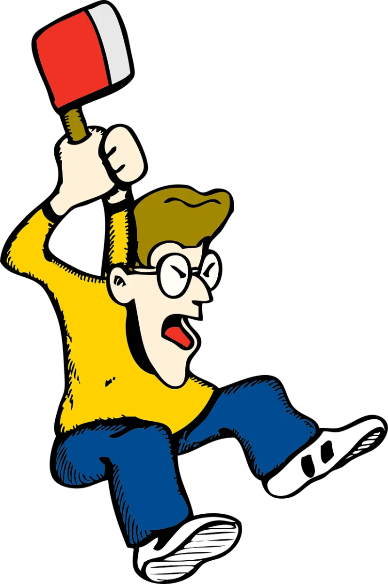 Angry Man Axe Stickdatei – Sport