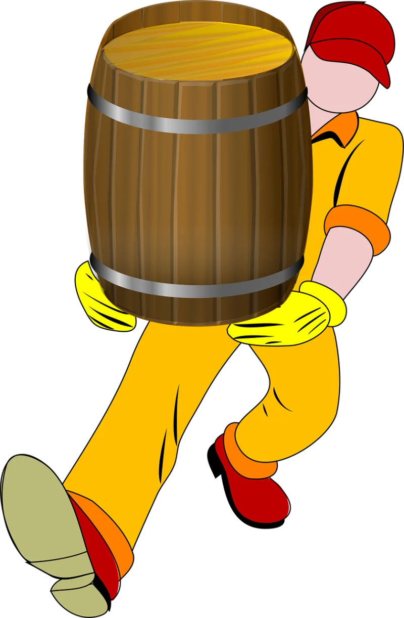 Man Barrel Carrying Stickdatei – Musik