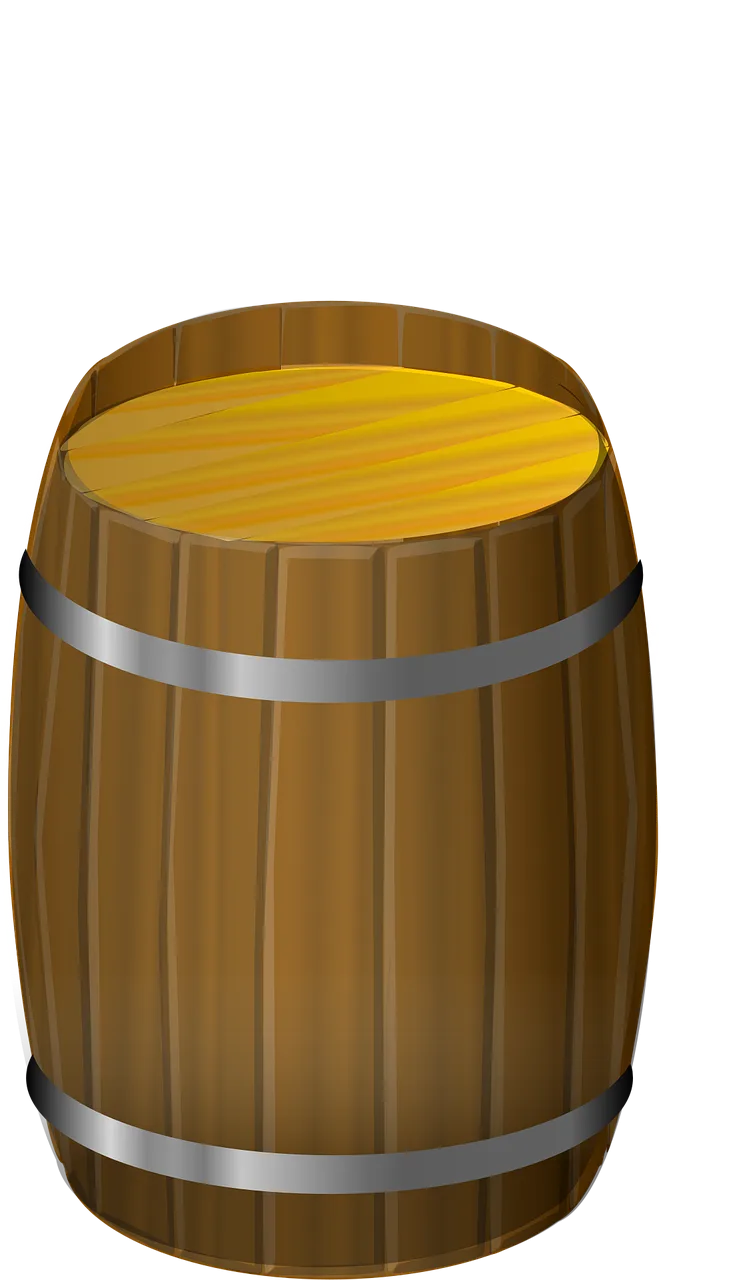 Barrel Drum Cask Stickdatei – Essen & Trinken