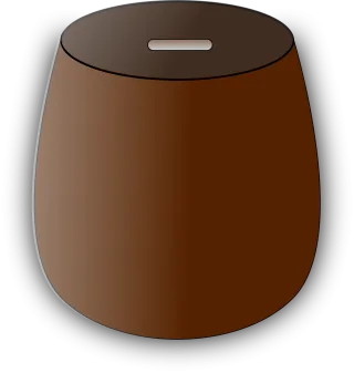 Donation box Piggy bank Penny bank Stickdatei
