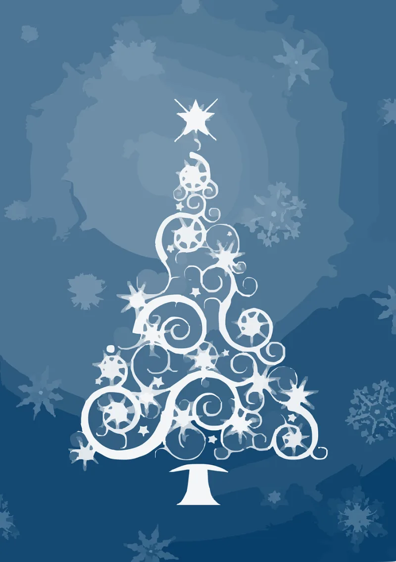 Tree Christmas Decoration Stickdatei – Weihnachten