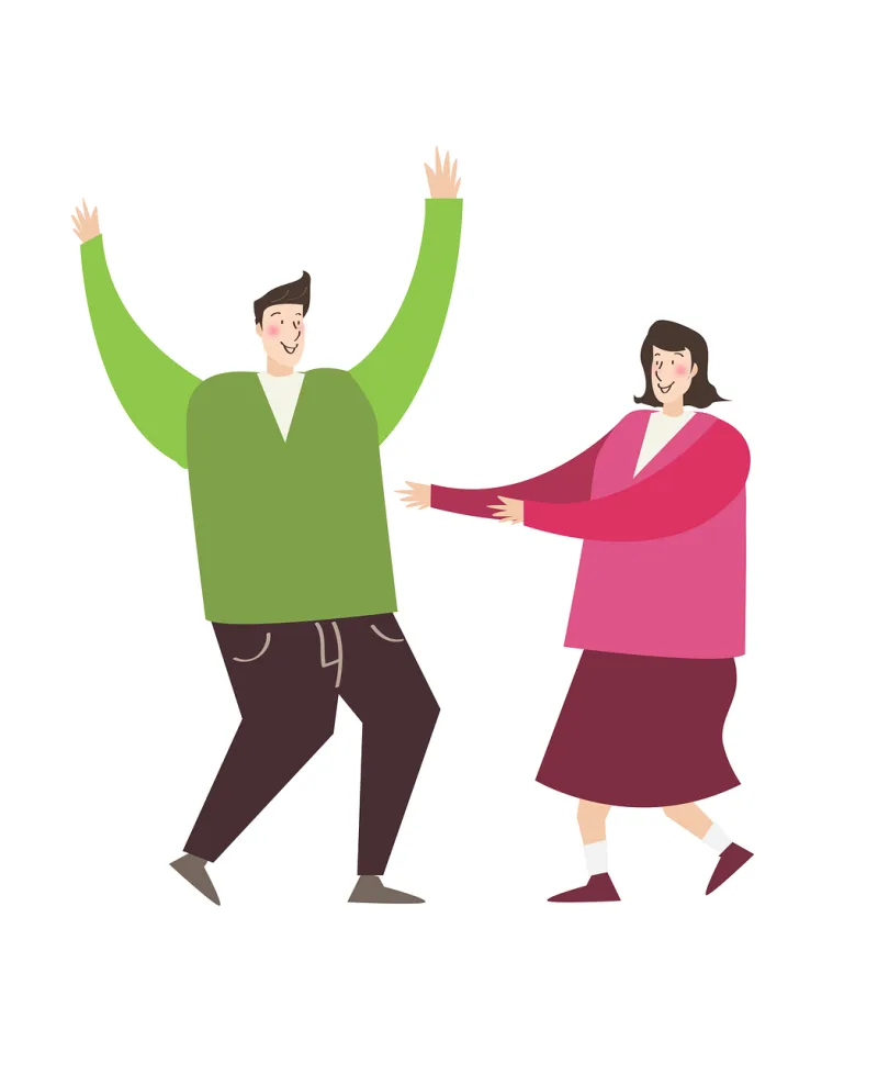 Man Women Couple Stickdatei – Herzen & Liebe