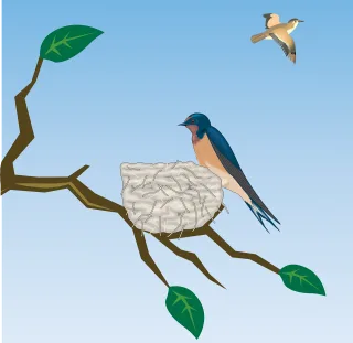 Barn swallow Swallow Bird Stickdatei