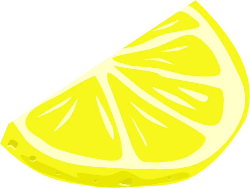 Lemon Wedge Citrus Stickdatei – Essen & Trinken
