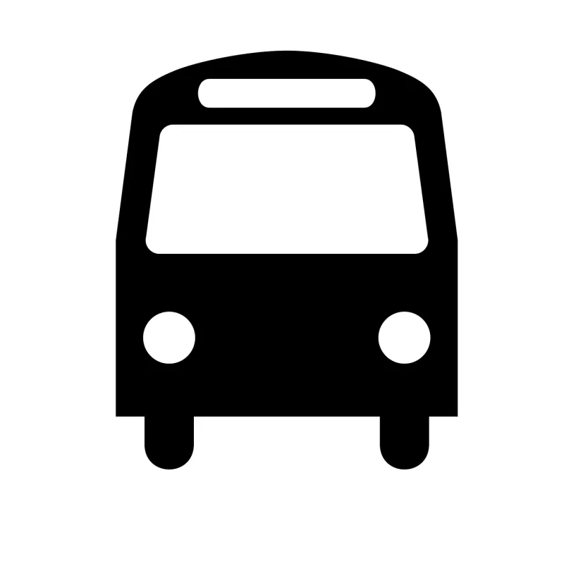 Bus Public transport Black Stickdatei – Fahrzeuge