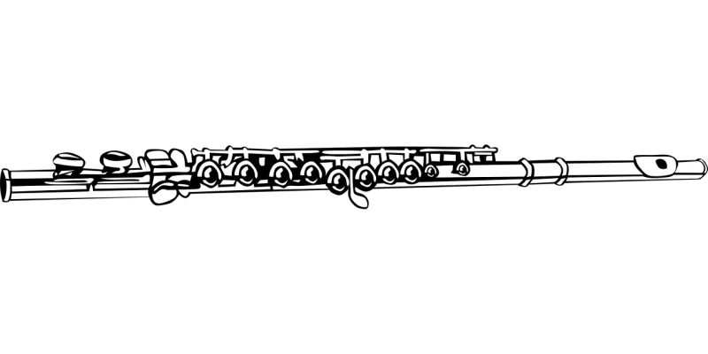 Flute Music Musical Stickdatei – Musik