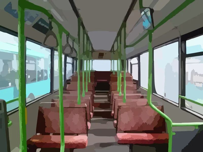 Bus Public transport Interior Stickdatei – Fahrzeuge