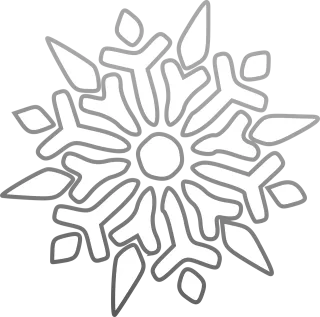 Snowflake Ice Star Stickdatei
