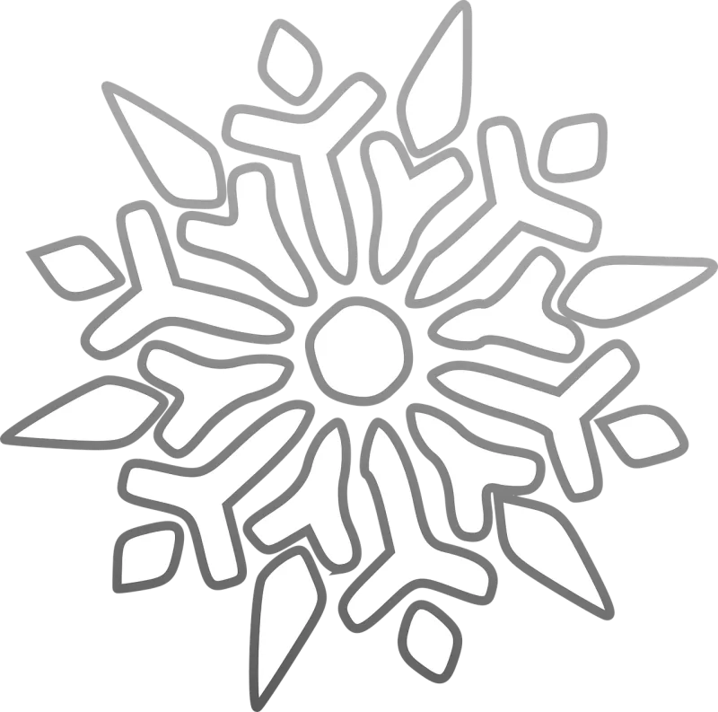 Snowflake Ice Star Stickdatei – Weihnachten