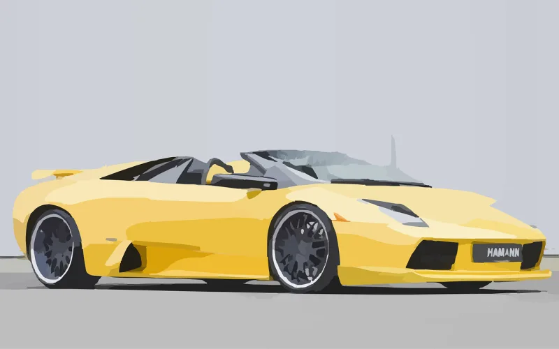 Lamborghini Racing car Sporty Stickdatei – Fahrzeuge