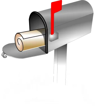 Mailbox Letterbox Post box Stickdatei