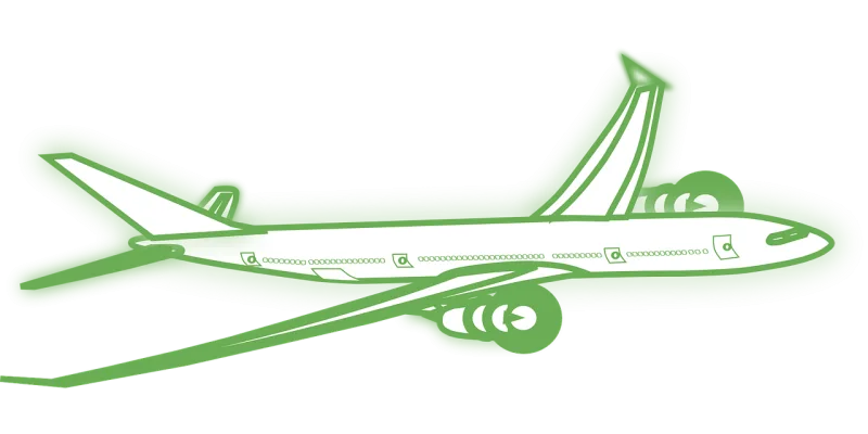 Airliner Airline Aircraft Stickdatei – Kinder