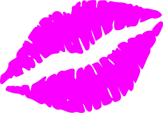 Lipstick Lips Pink Stickdatei