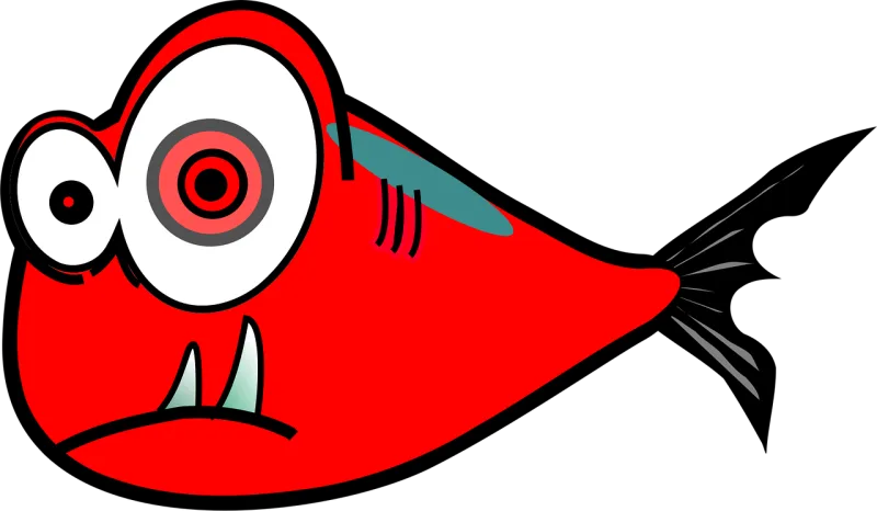 Fish Nature Red Stickdatei – Tiere