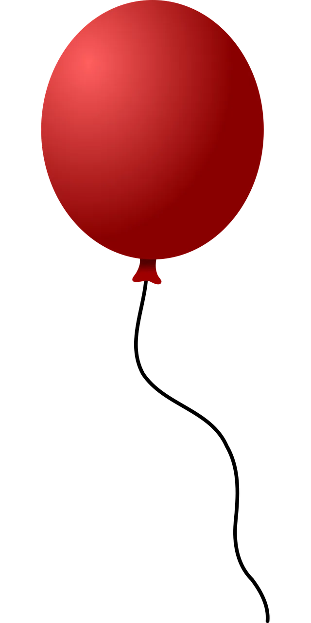 Balloon Happy birthday Red Stickdatei – Kinder