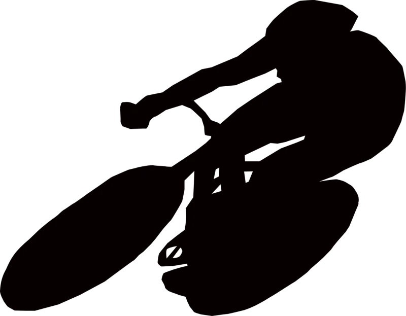 Racing bike Bicycle Shadow Stickdatei – Fahrzeuge