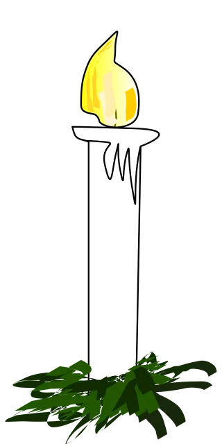 Candle Advent Faith Stickdatei