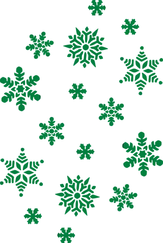 Snowflakes Winter Nature Stickdatei