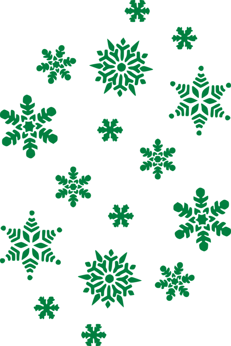 Snowflakes Winter Nature Stickdatei – Weihnachten