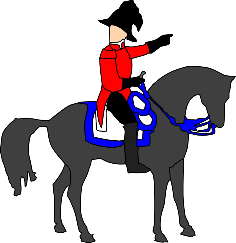 Napoleon Soldier Red Stickdatei – Tiere