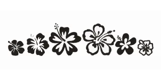 Tribal Pattern Flower Stickdatei