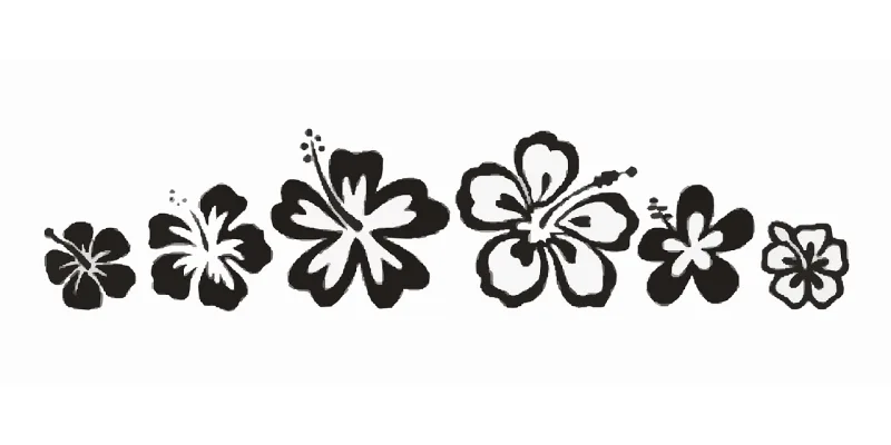 Tribal Pattern Flower Stickdatei – Blumen