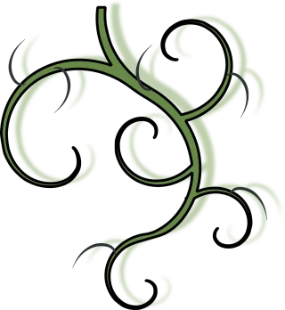 Vine Green Branch Stickdatei – Weihnachten