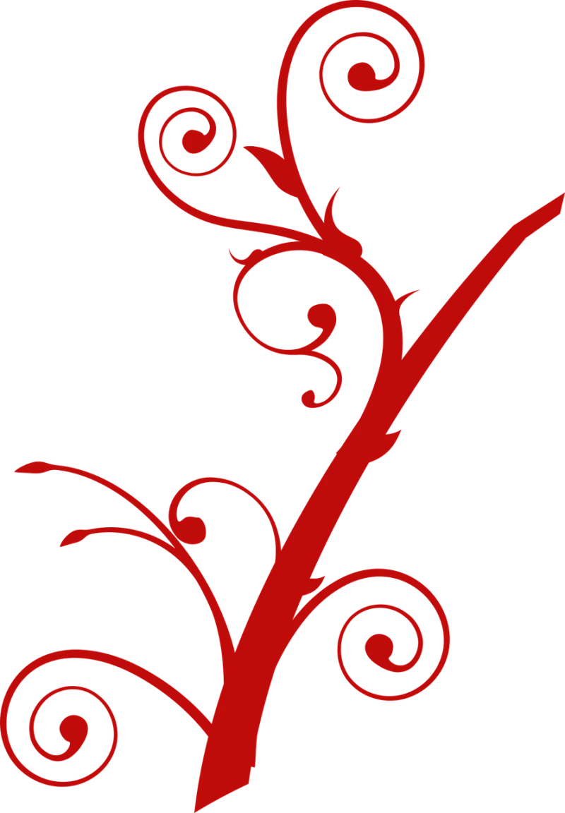 Vine Red Floral Stickdatei – Weihnachten