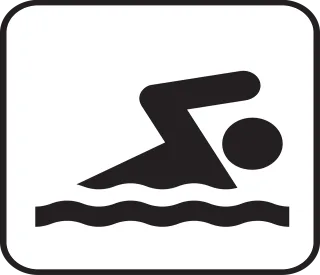 Swimming Swimmer Water sports Stickdatei