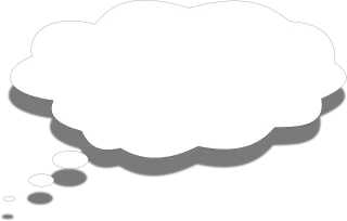 Speech Bubble Think bubble Stickdatei – Natur