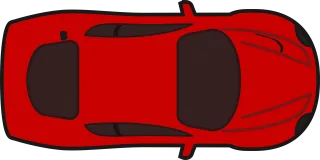 Racing car Ferrari Red Stickdatei