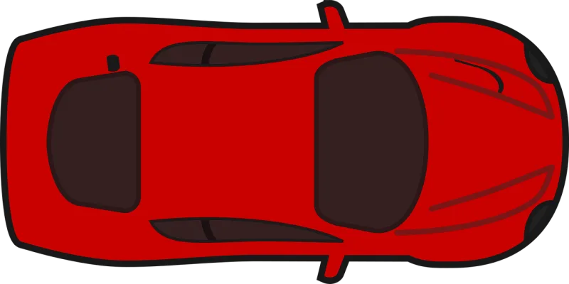 Racing car Ferrari Red Stickdatei – Fahrzeuge
