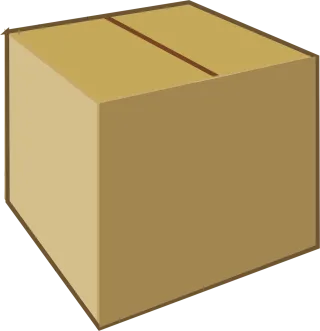 Cardboard box Brown Box Stickdatei