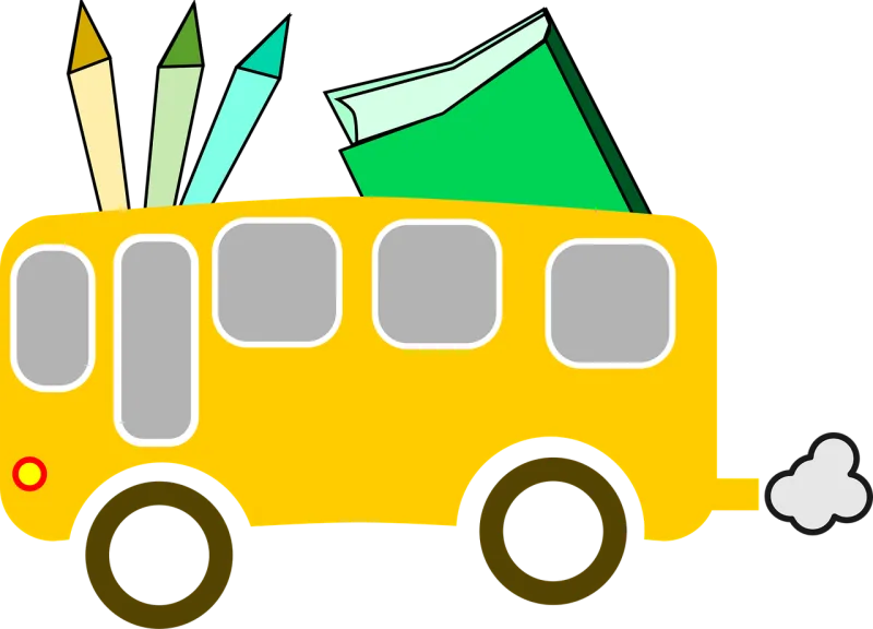 School bus School Education Stickdatei – Fahrzeuge