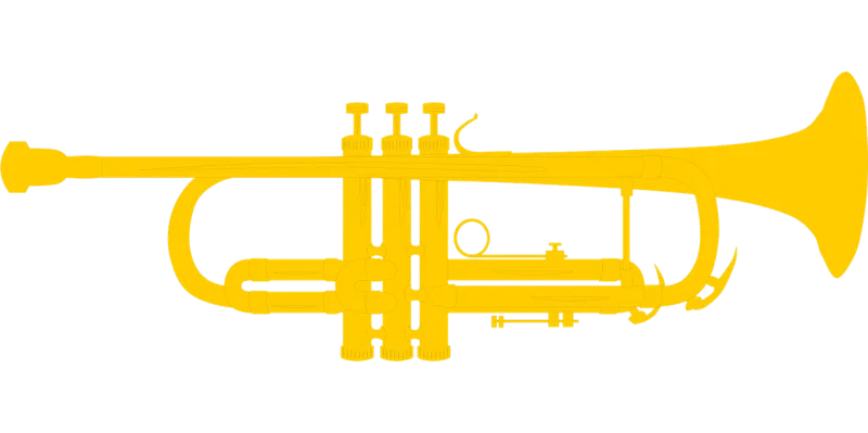Trumpet Bugle Music Stickdatei – Musik